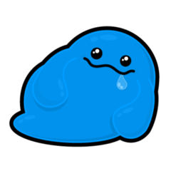 <p>a very small round mass of a liquid or sticky substance</p>