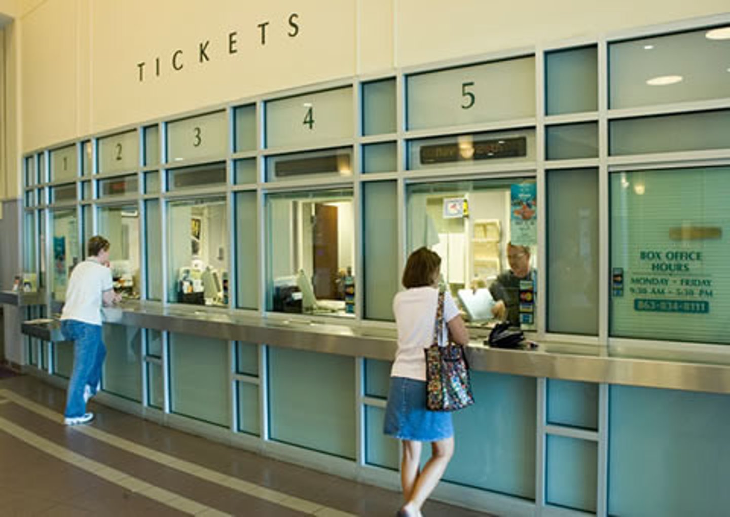 <p>ticket window</p>