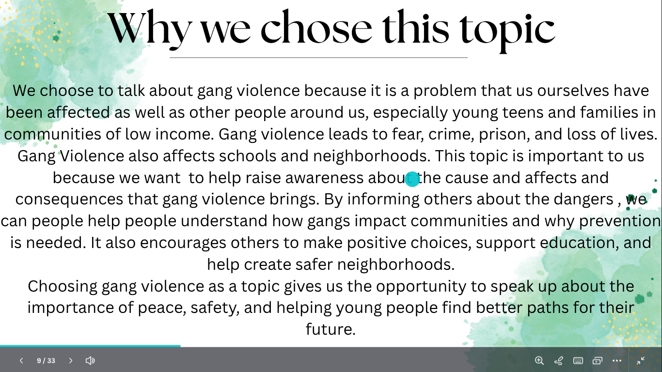 <p>why we chose this topic</p>