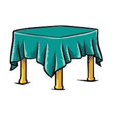 <p><strong>English words: </strong>a tablecloth</p><p><strong>Personal Connection: </strong>I laid the tablecloth on the table. </p>