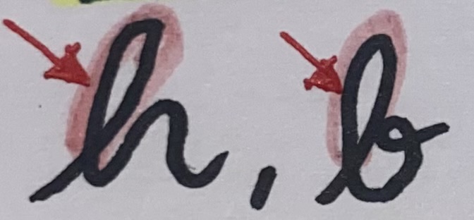 <p><span>is an oblong stroke</span></p>