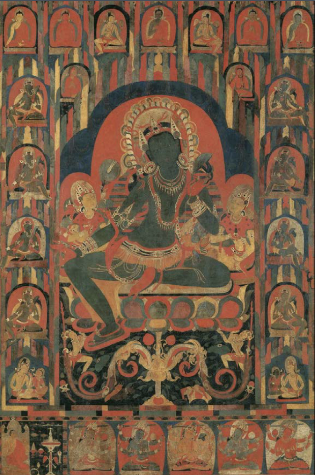 <ul><li><p>stylistically comparable to contemporary eastern Indian examples</p></li><li><p>important lineage object for Reting monastery</p></li></ul><p></p>