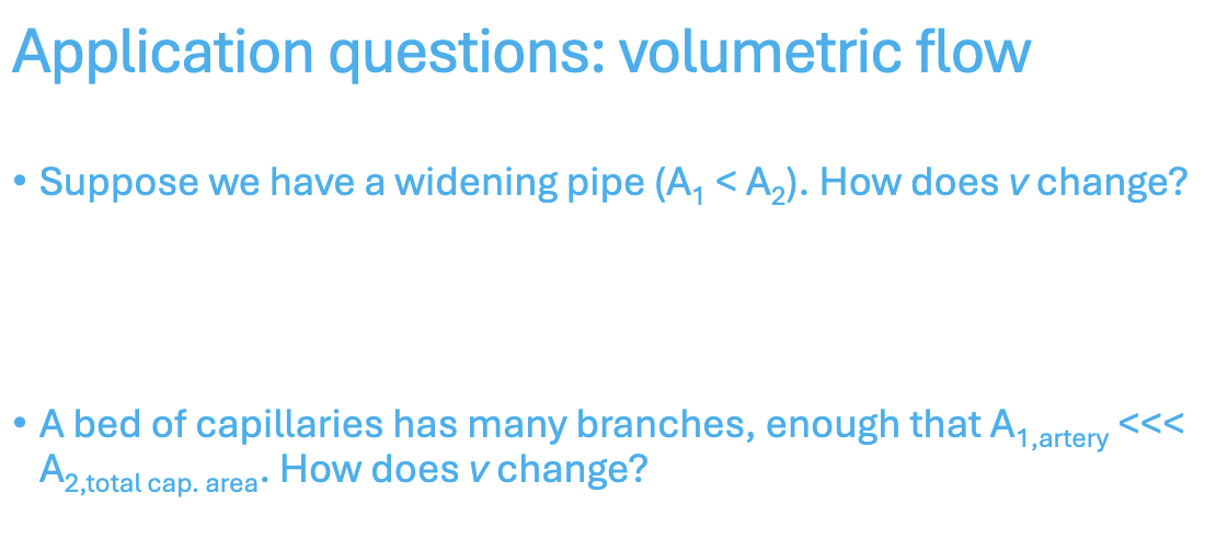 <p>*Application Question: Volumetric Flow</p>