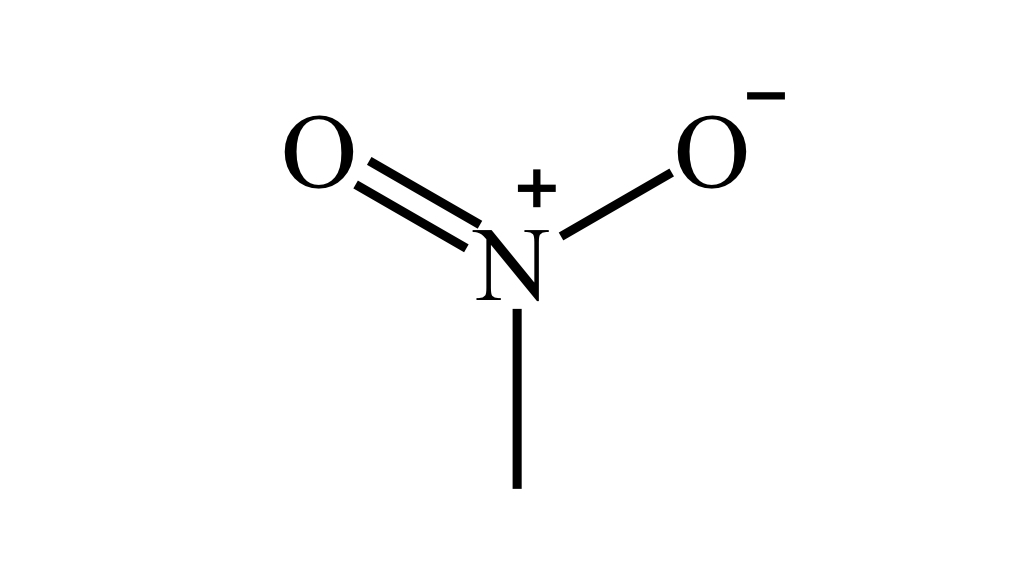 <p>Functional group with the formula -NO2.</p>