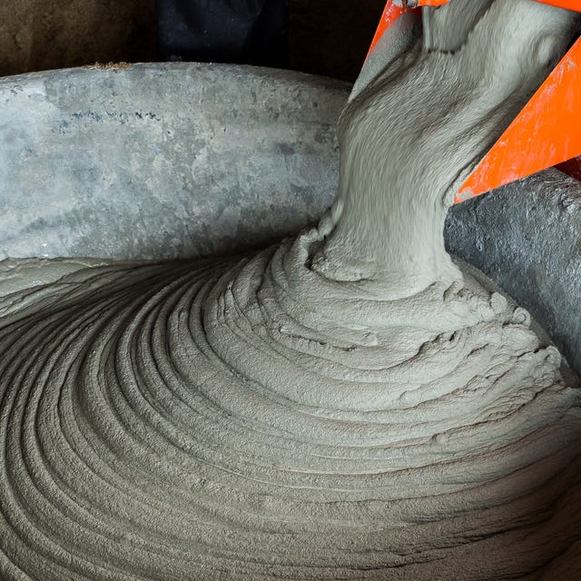 <p>cement</p><p>Cement is an essential material in the construction industry.</p>