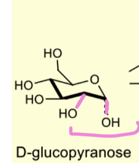<p>describe the protection of D-glucopyranose with acetonides and explain why it formed the 5 mem ring?</p>