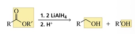 <p>Two alcohols</p>