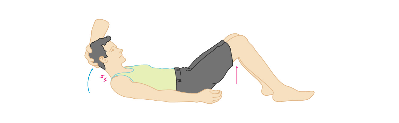 <p>Severe neck stiffness that causes pt’s hips and knees to flex when their neck is flexed </p>