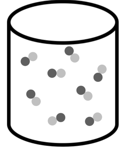 <p>What classification best describes the contents of the container in the drawing?</p>