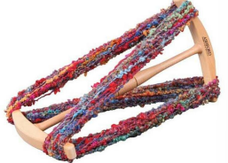 <p>used to wind yard into skeins</p>
