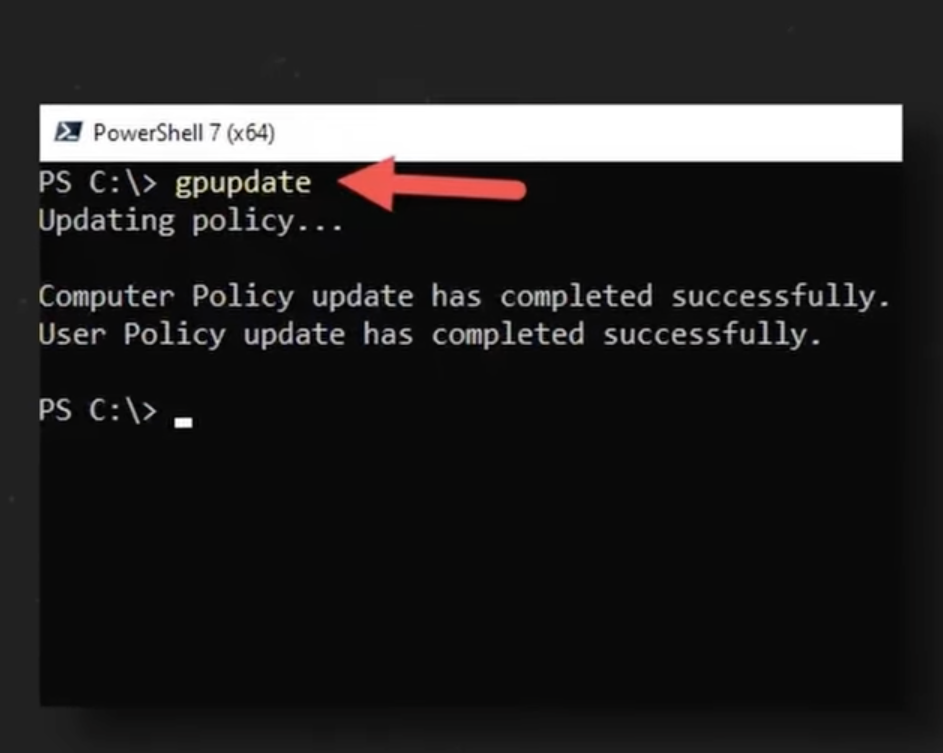 <p>Forces an immediate policy update</p>