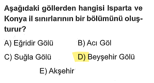 <p>Beyşehir Gölü, Türkiye'nin en büyük tatlı su gölüdür ve bu iki ilin arasında sınır görevi görür.</p>