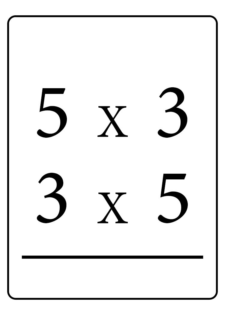 <p>5×3 or 3×5 = ?</p>