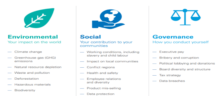 <p><span>Non-financial information is often defined as Environmental, Social, and Corporate Governance (ESG) information, referring to the three central components in measuring the sustainability and societal impact of a company.</span></p>
