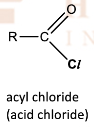 <ul><li><p>replace ‘oic acid’ with ‘oyl chloride’ eg methanoyl chloride</p></li></ul><p></p>