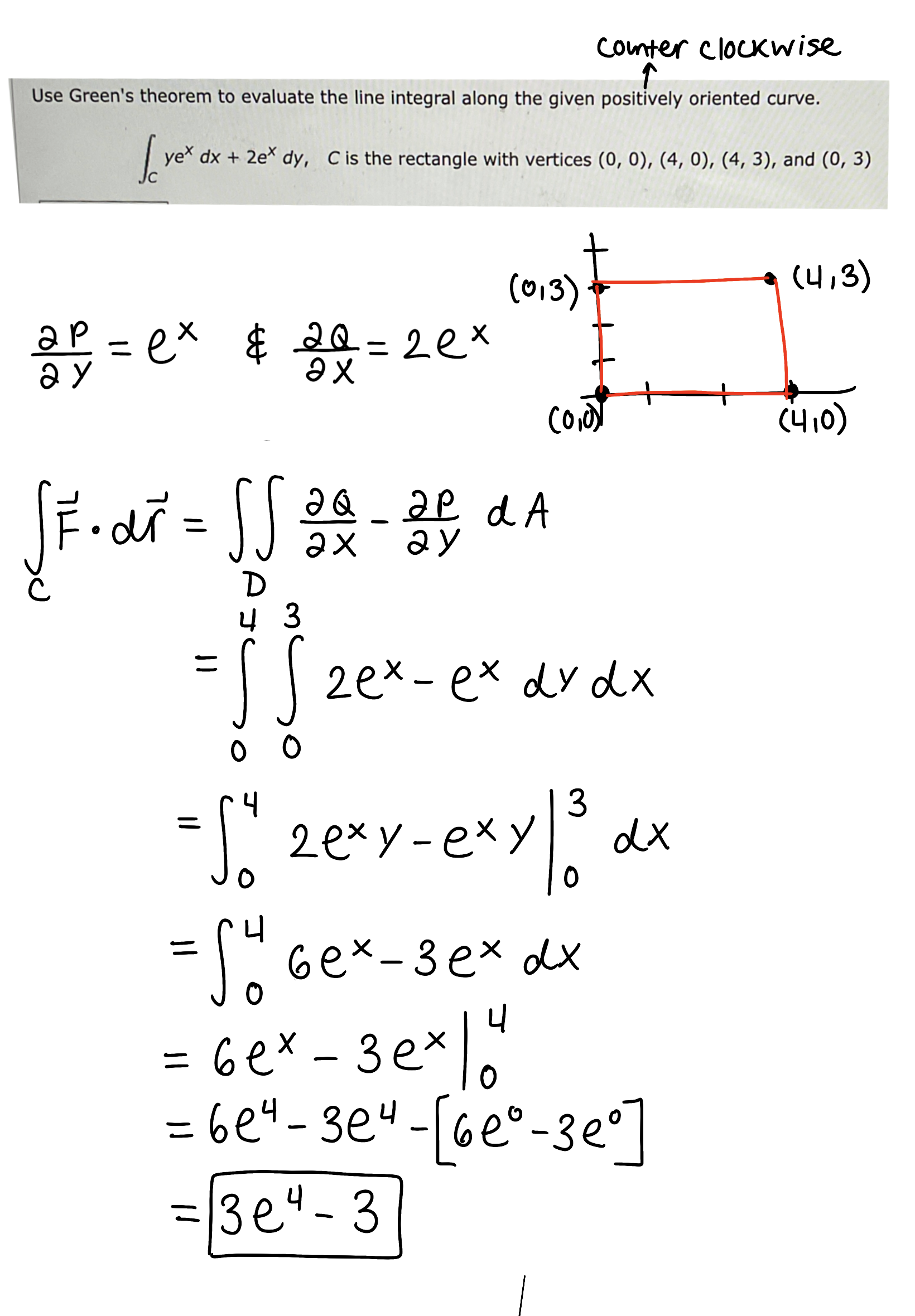 <p>*When you only given points to form a shape, the bounds of the integrals are only constants </p>
