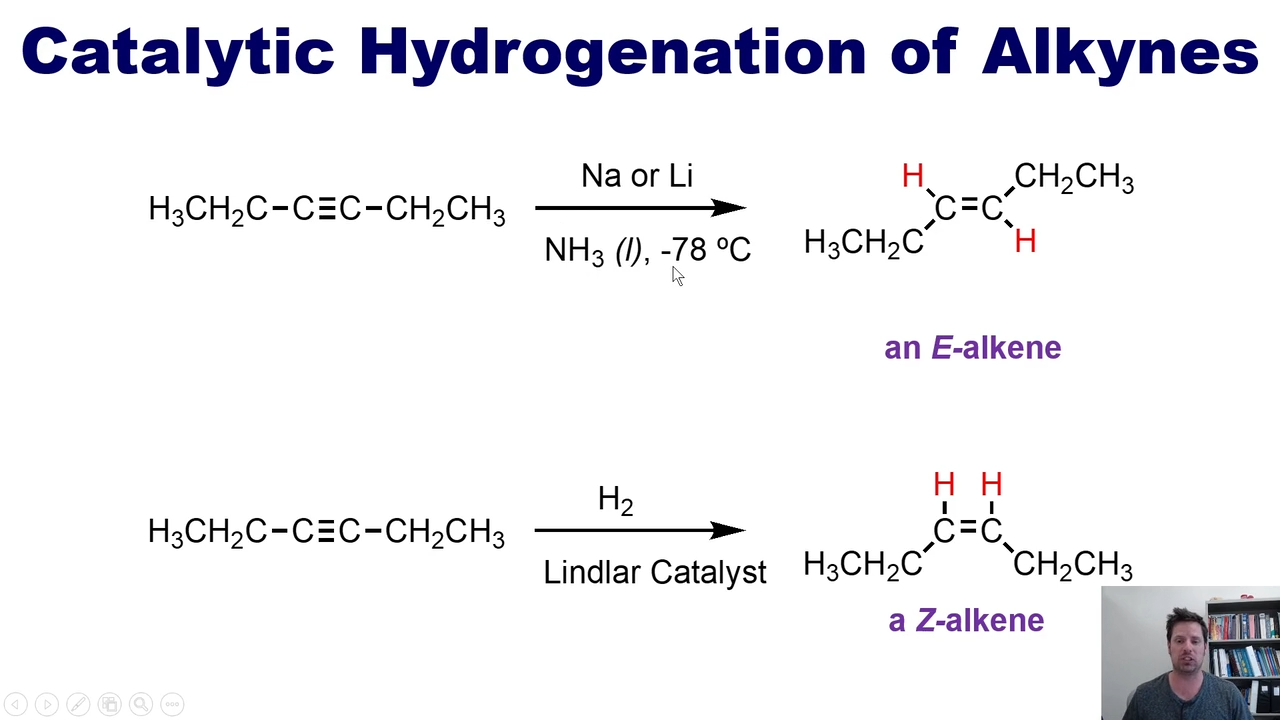 <p>Na or LI</p><p>with NH3 at low temps </p>