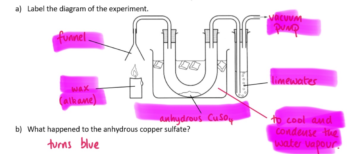 <p>What equipment is required for a hydrogen combustion?</p>
