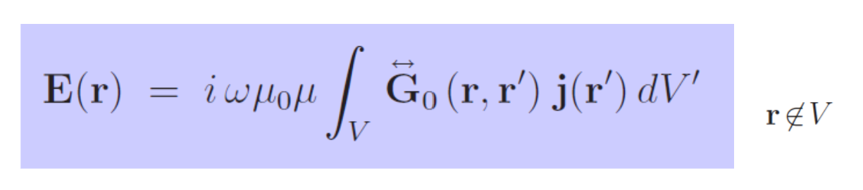 <p>What can you tell about the nature of the Green’s function in that formula?</p>