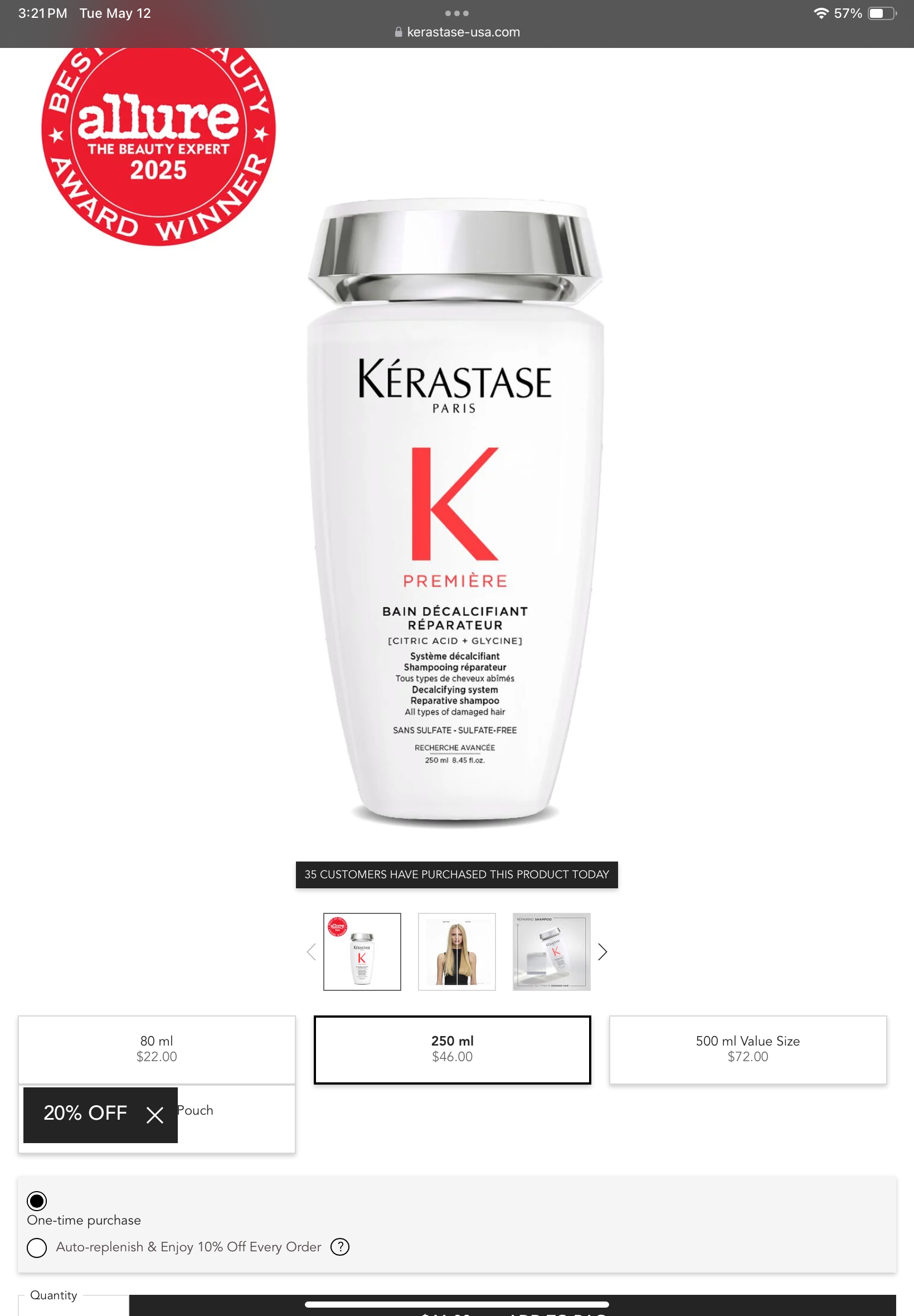 <p>PREMIÈRE BAIN DÉCALCIFIANT RÉPARATEUR REPAIRING SHAMPOO</p><p></p>