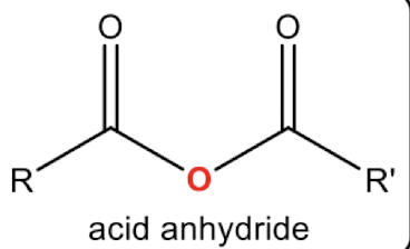 <p>acid anhydride </p>