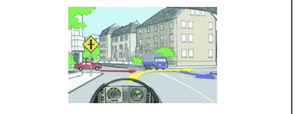 <p><span>What should the driver do in this situation?</span></p>