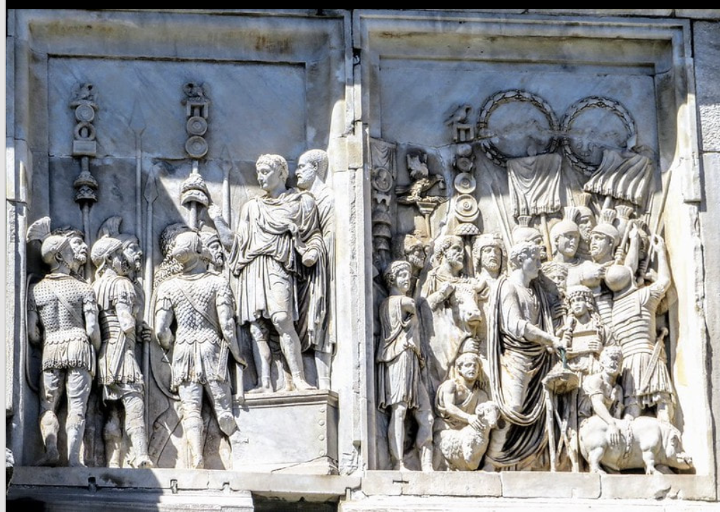 <p>Arch built in honour of Constantine, </p>