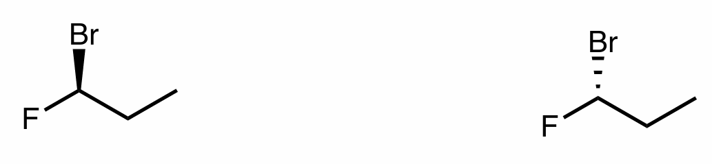 <ol><li><p>Nomenclate the following molecules</p></li><li><p>Add the R/S configuration in the right locations</p></li><li><p>Are they the same molecule? </p></li></ol><p></p>