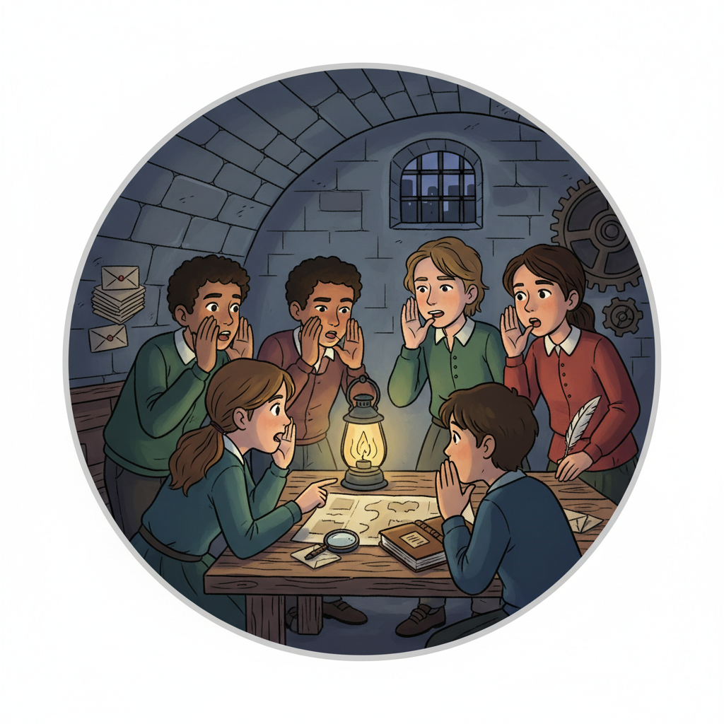 <p>A secret group or network that works in hidden ways.</p>