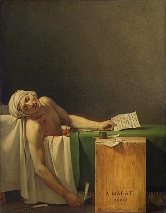 <p><em>The Death of Marat</em> (1793)</p>