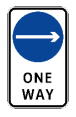 <p>One Way</p>