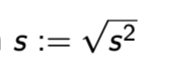 <p>same information as variance</p><p>− but more commonly used, since it has the same unit as the data</p>