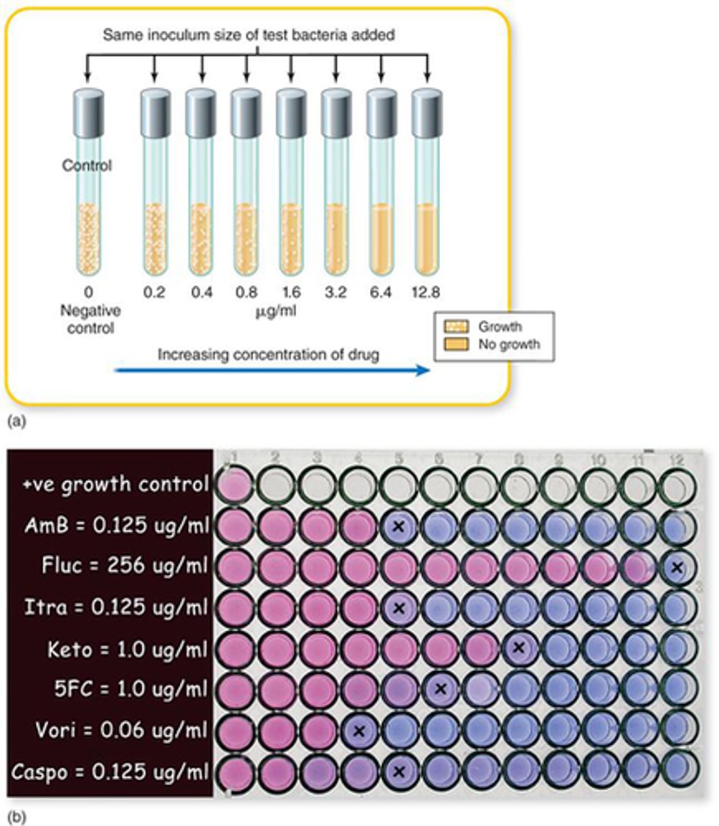 <p>determines rate at which selected bacteria are destroyed by various chemical agents</p>