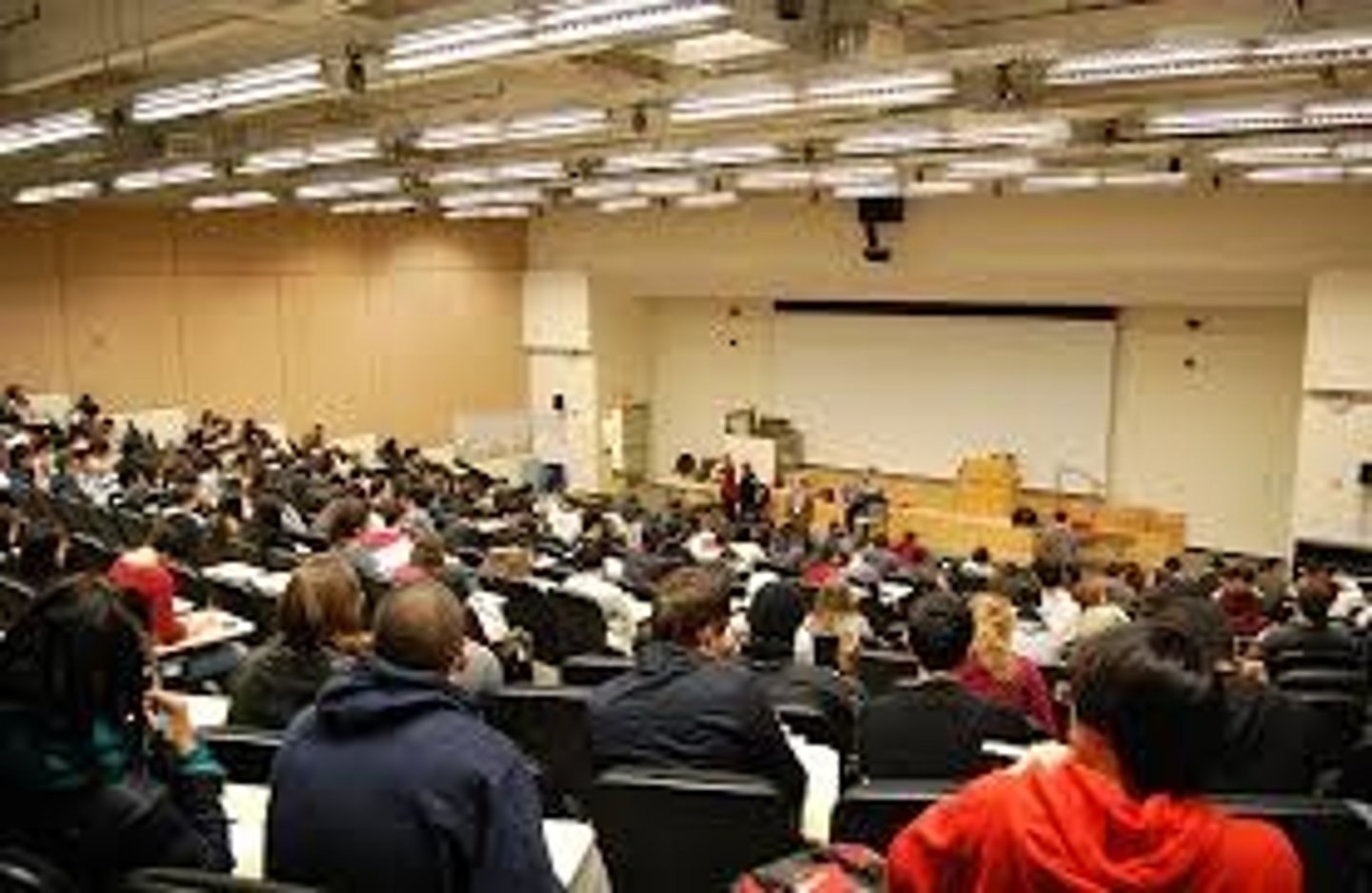 <p>(noun) a talk given to teach people about a subject.</p>