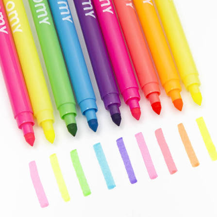 <p>Are made of <span style="color: rgb(2, 1, 1);"><mark data-color="yellow" style="background-color: yellow; color: inherit;">dense natural or artificial fibers</mark></span> impregnated with a dye. These markers can be cut to a variety of shapes and sizes, some up to an inch in width. A modification of the ball point pen using a liquid dye fed to a metal/plastic ball was introduced in the U.S. from Japan in 1973.</p>