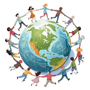 <p>all over the world</p>