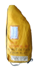 <p>Used to provide items useful for survival in a land or water emergency, which includes but is not limited to: flashlight, whistle, signal flare, first aid items, utility knife.</p>
