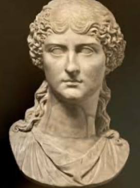 <ul><li><p><span style="background-color: transparent; font-family: "Times New Roman", serif;">Caligula’s mother</span></p></li><li><p><span style="background-color: transparent; font-family: "Times New Roman", serif;">Shown youthful and given later hairstyle of curls and cascading&nbsp;</span></p></li></ul><p></p>
