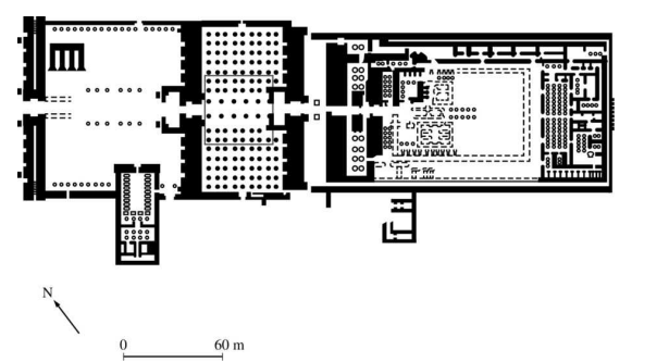 <p>Title: Temple of Amun-Re</p><p>Artist: Unknown</p><p>Cultural/Art History Period: New Kingdom Egyptian </p><p>Medium: Cut sandstone and mudbrick </p>