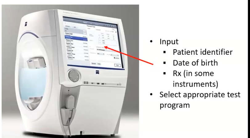 <p>insturment set up </p>