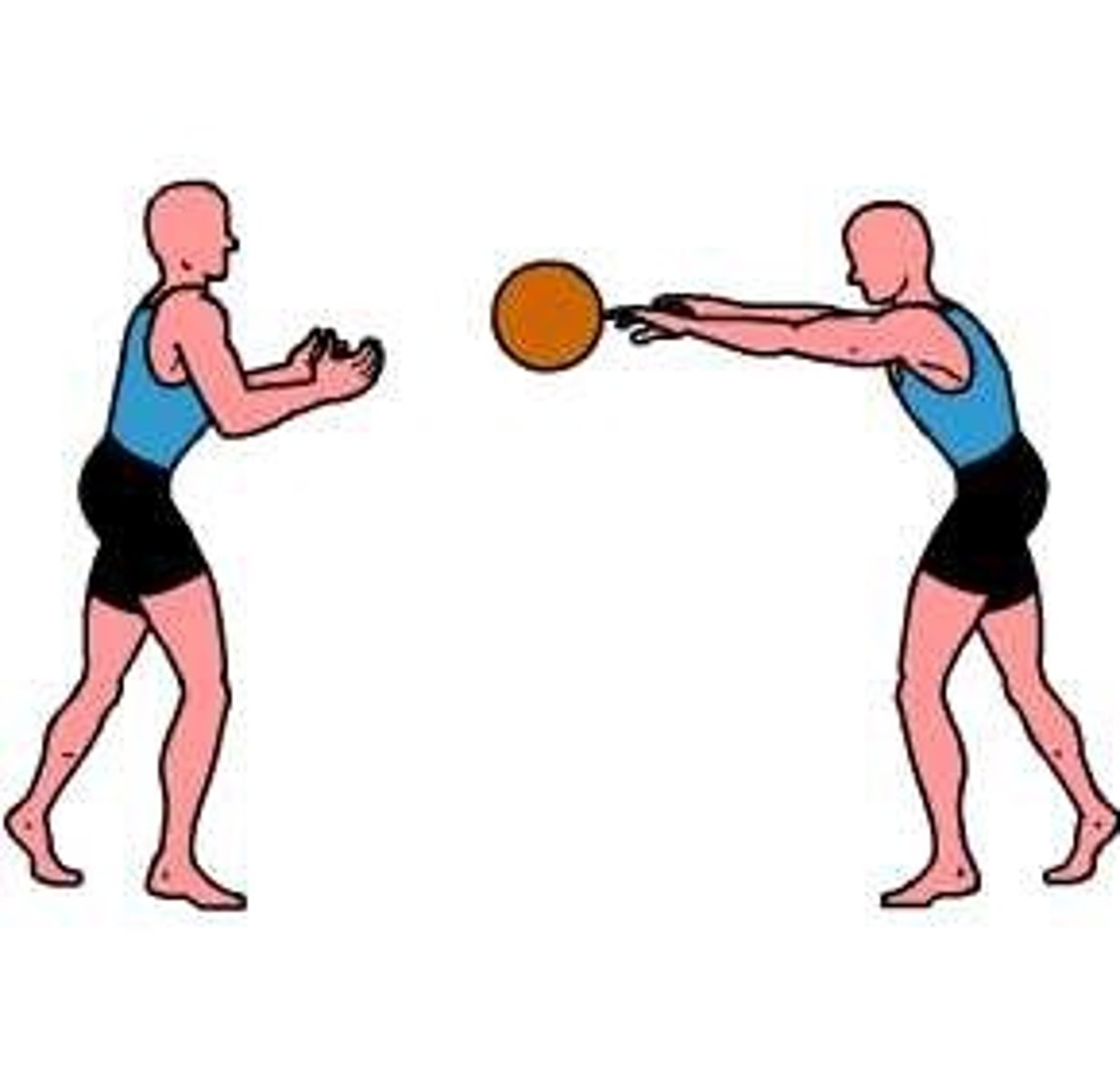 <p>pass the ball</p>