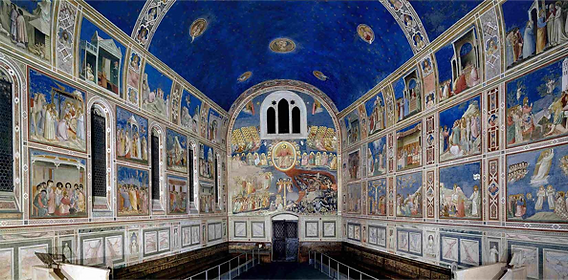 <p>Giotto, Arena Chapel (Scrovegni Chapel)</p>