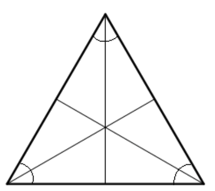 <p>What type of center triangle is this ? What is it formed by? </p>