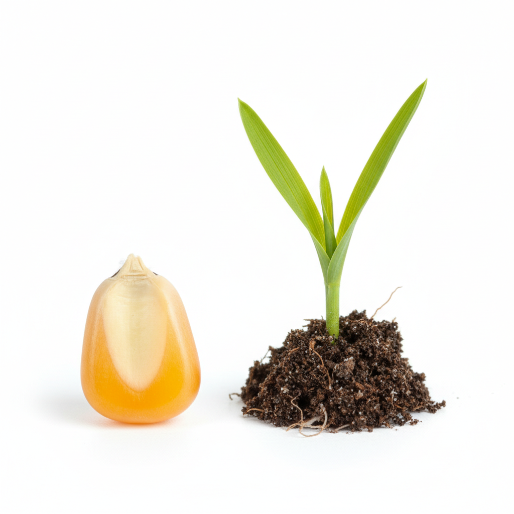 <p>A flowering plant that produces seeds with only one cotyledon.</p>