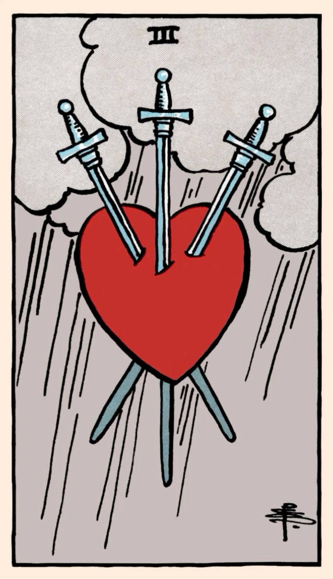 <p><span>THREE OF SWORDS</span></p>