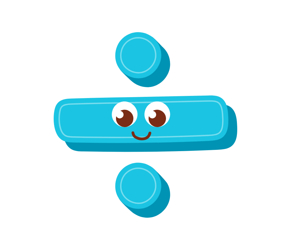 <p>splitting into equal parts or groups</p>