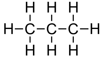 <p>3 carbon alkane</p>