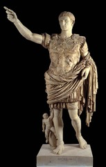 <p>How does Augustus of Prima Porta function as political propaganda?</p>