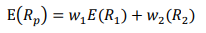 <p>Multiply the possible returns by the probability, then add them all up. </p>