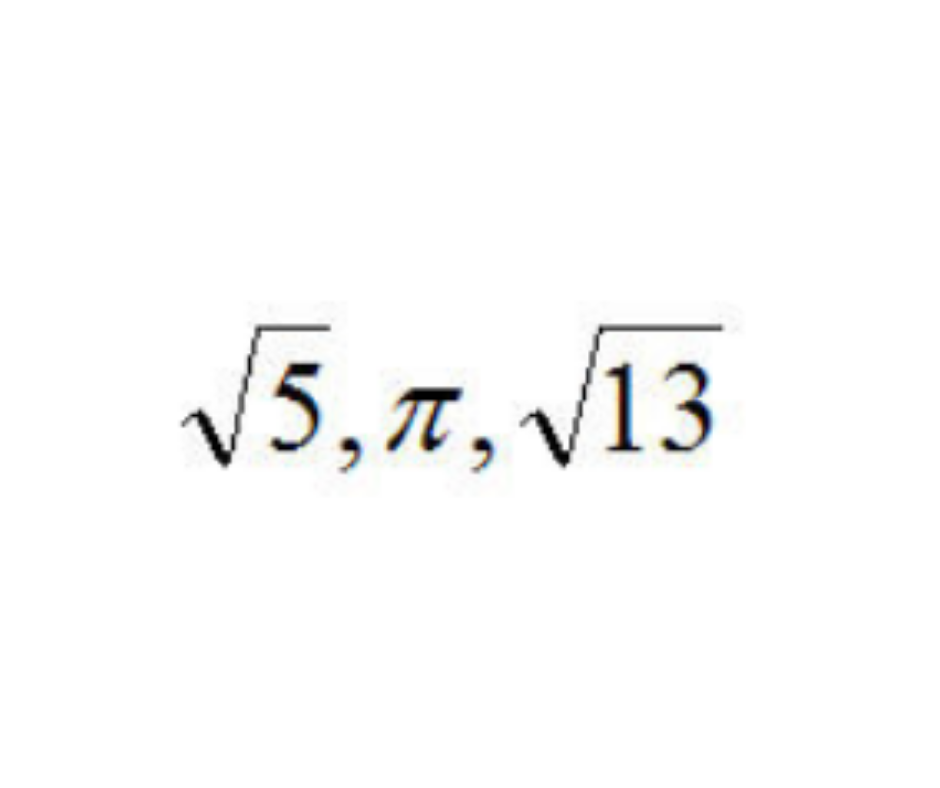 <p>Numbers that cannot be expressed in the form $$\frac{a}{b}$$, where $$a$$ and $$b$$ are integers and $$b = 0$$.</p>